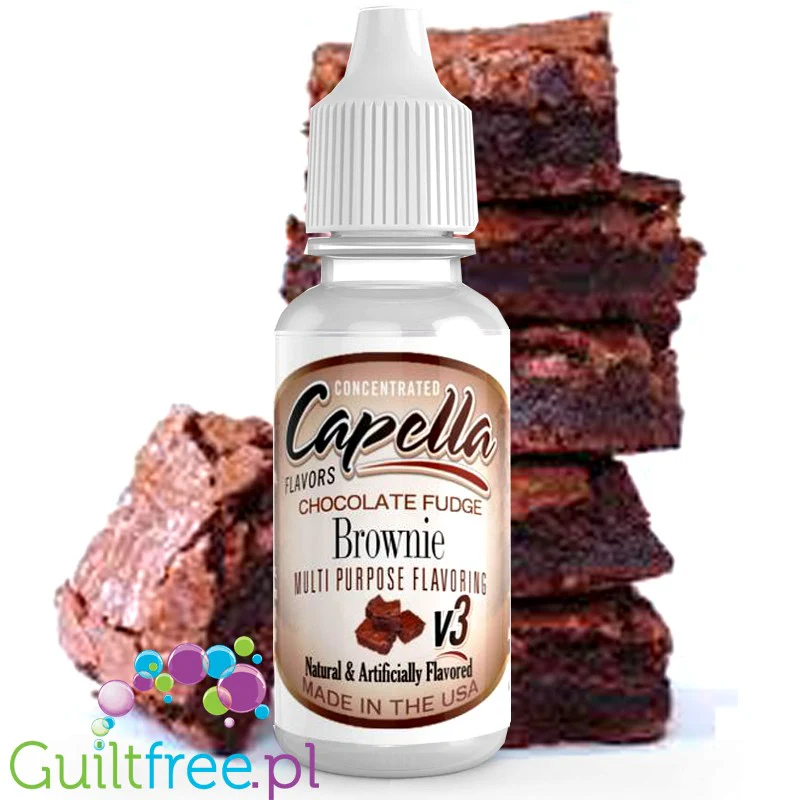 Capella Chocolate Fudge Brownie v3 - skoncentrowany aromat spożywczy bez cukru i bez tłuszczu - Image 2