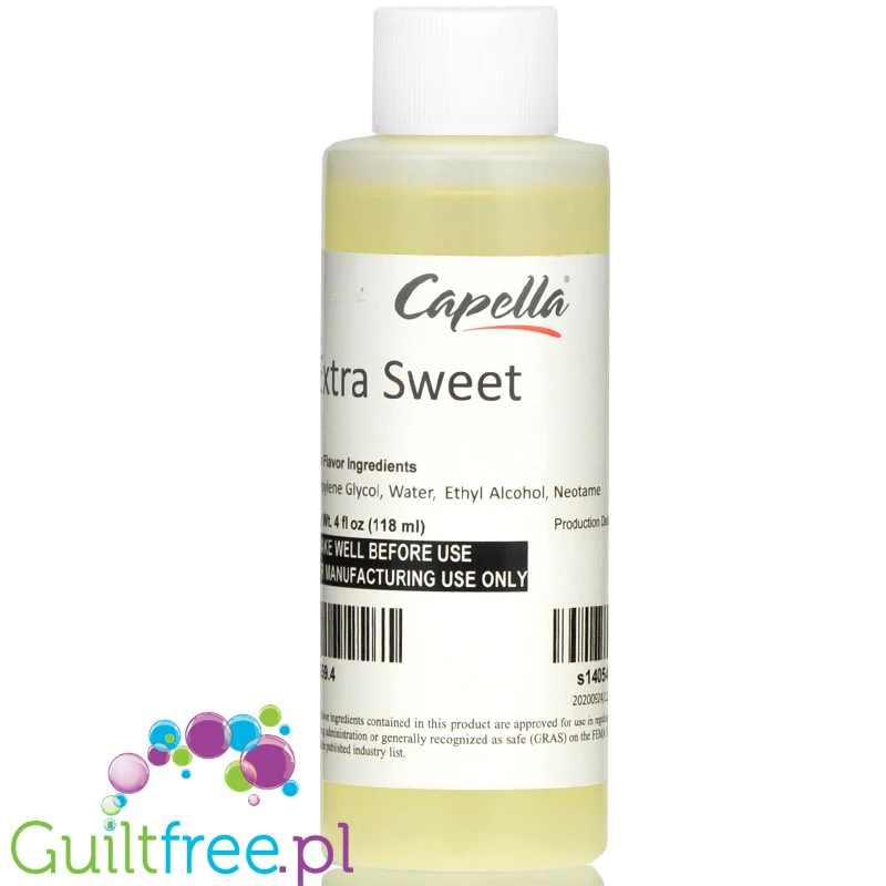 Capella Extra Sweet Solution - profesjonalny słodzik neotam E-961, opakowanie 118ml - Image 2
