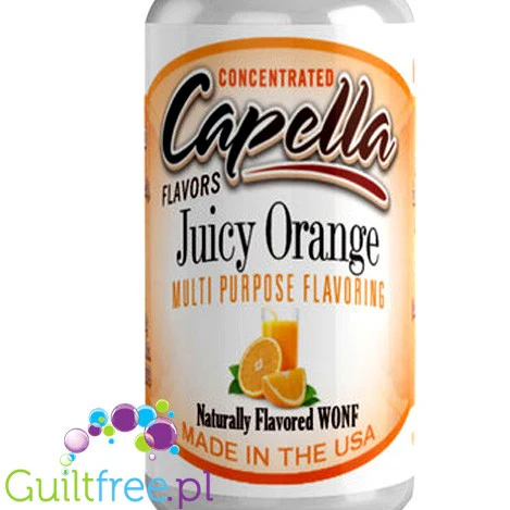 Capella Juicy Orange - skoncentrowany aromat pomarańczowy bez cukru i bez tłuszczu - Image 2