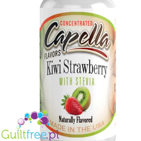 Capella Kiwi & Strawberry Stevia - słodzony skoncentrowany aromat  bez cukru i bez tłuszczu - Image 2