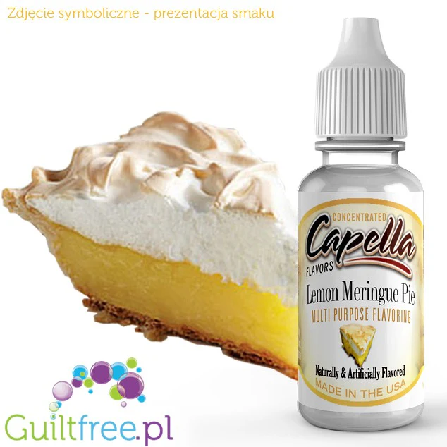 Capella Lemon Meringue Pie - skoncentrowany aromat spożywczy bez cukru i bez tłuszczu