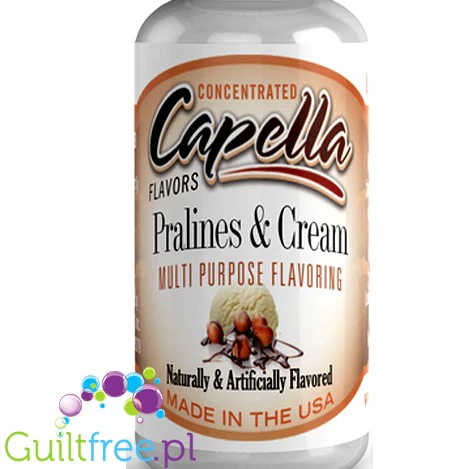 Capella Pralines & Cream - Karmel & Orzechy - skoncentrowany aromat spożywczy bez cukru i bez tłuszczu - Image 2