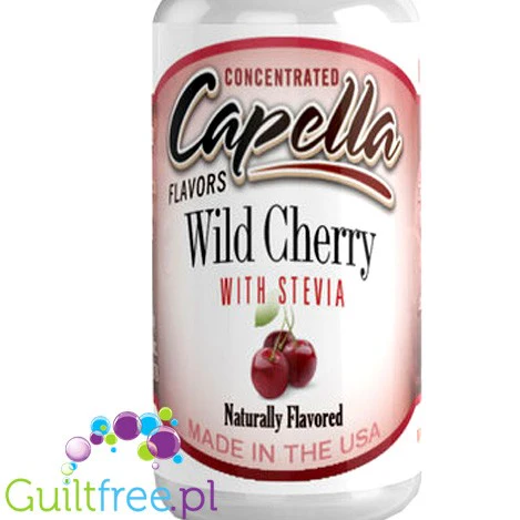 Capella Wild Cherry Stevia - słodzony skoncentrowany aromat wiśniowy bez cukru i bez tłuszczu - Image 2