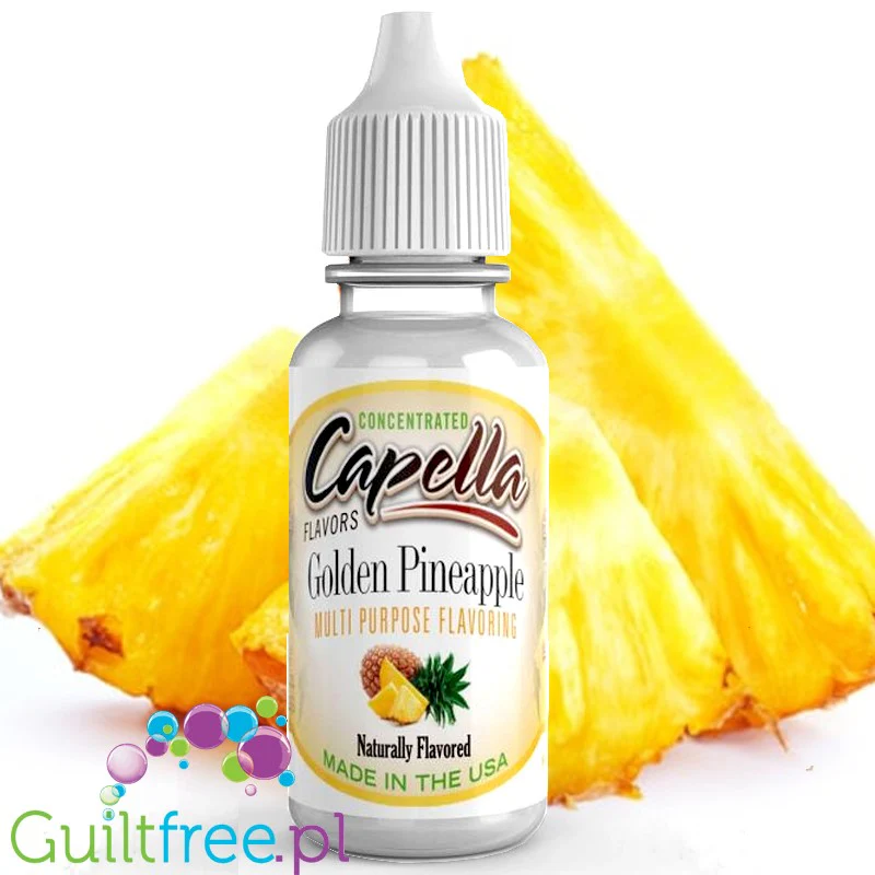 Capella Golden Pineapple - skoncentrowany aromat ananasowy bez cukru i bez tłuszczu