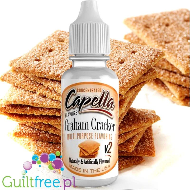 Capella Graham Cracker V2 - Herbatniki Zbożowe - aromat spożywczy bez cukru i bez tłuszczu - Image 2