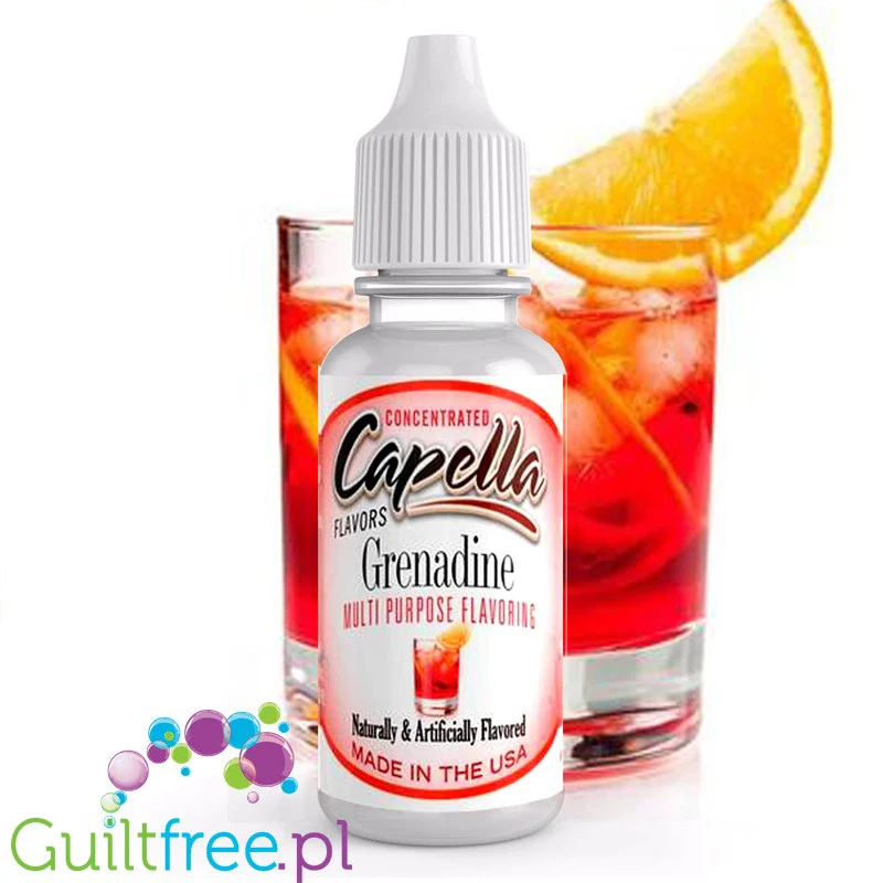 Capella Grenadine - skoncentrowany aromat spożywczy bez cukru i bez tłuszczu