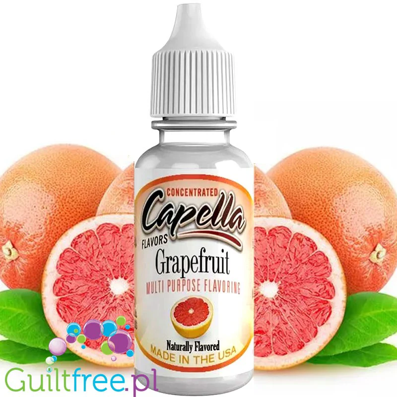 Capella Juicy Grapefruit - skoncentrowany aromat grejfrutowy bez cukru i bez tłuszczu - Image 2