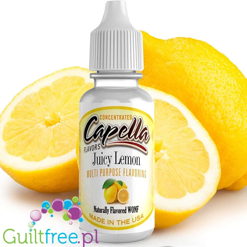 Capella Juicy Lemon - skoncentrowany aromat cytrynowy bez cukru i bez tłuszczu - Image 2