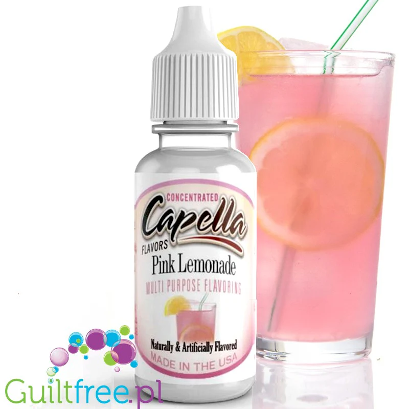 Capella Pink Lemonade - skoncentrowany aromat spożywczy bez cukru i bez tłuszczu