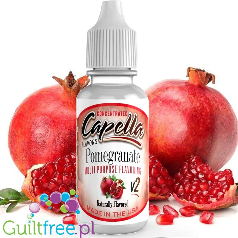 Capella Pomegranate V2 - aromat granatowy bez cukru i bez tłuszczu - Image 2