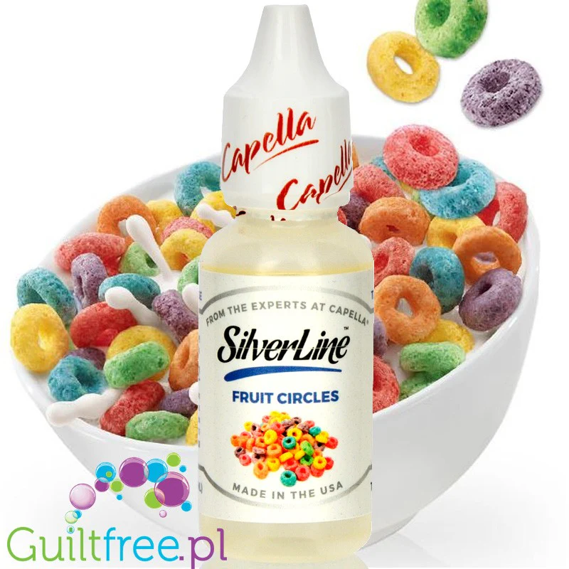 Capella Silverline Fruit Circles - skoncentrowany aromat spożywczy bez cukru i bez tłuszczu