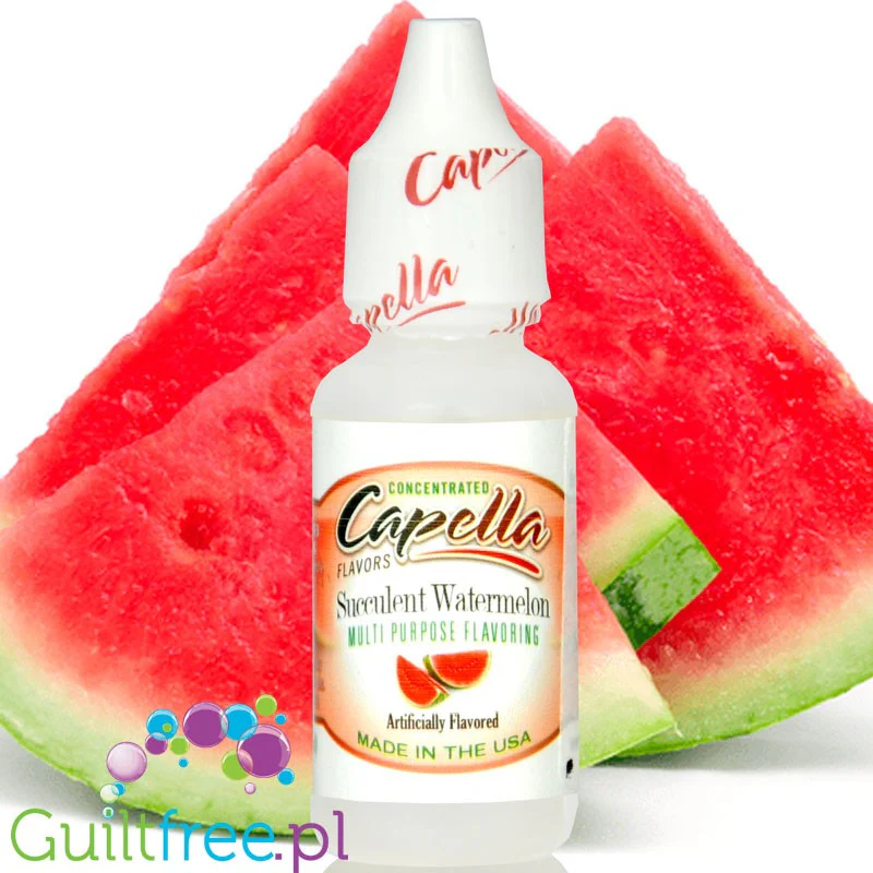 Capella Succulent Watermelon - skoncentrowany aromat arbuzowy bez cukru i bez tłuszczu
