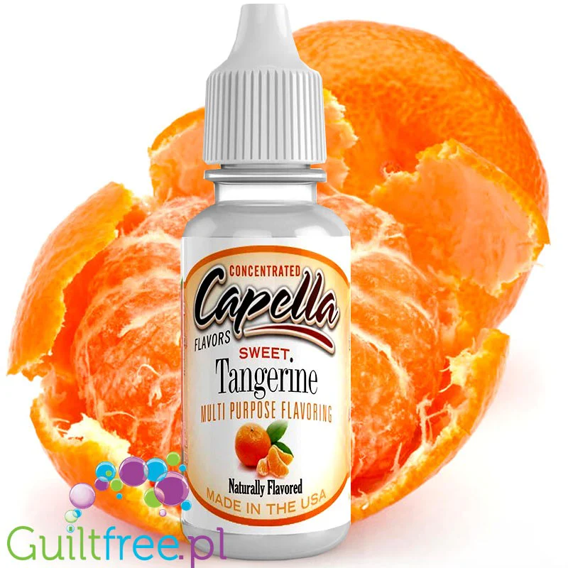 Capella Sweet Tangerine - skoncentrowany aromat mandarynkowy bez cukru i bez tłuszczu - Image 2