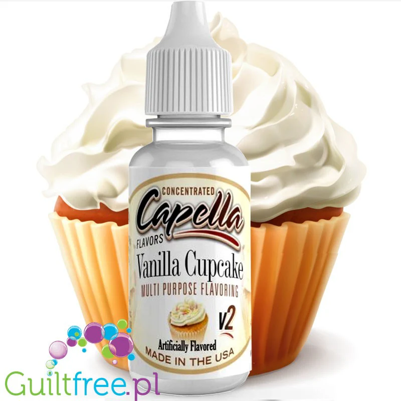 Capella Vanilla Cupcake V2 - Waniliowa Babeczka - skoncentrowany aromat spożywczy bez cukru i bez tłuszczu - Image 2