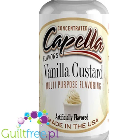 Capella Vanilla Custard - Krem Waniliowy - skoncentrowany aromat spożywczy bez cukru i bez tłuszczu - Image 2