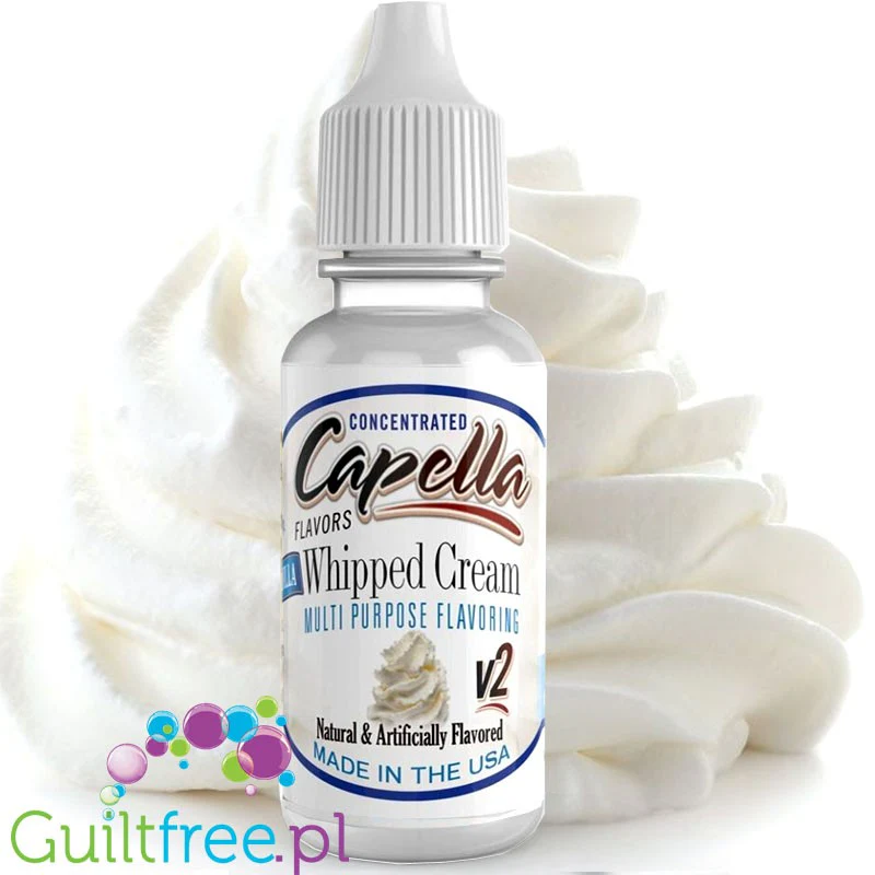 Capella Vanilla Whipped Cream V2- skoncentrowany aromat bitej śmietany