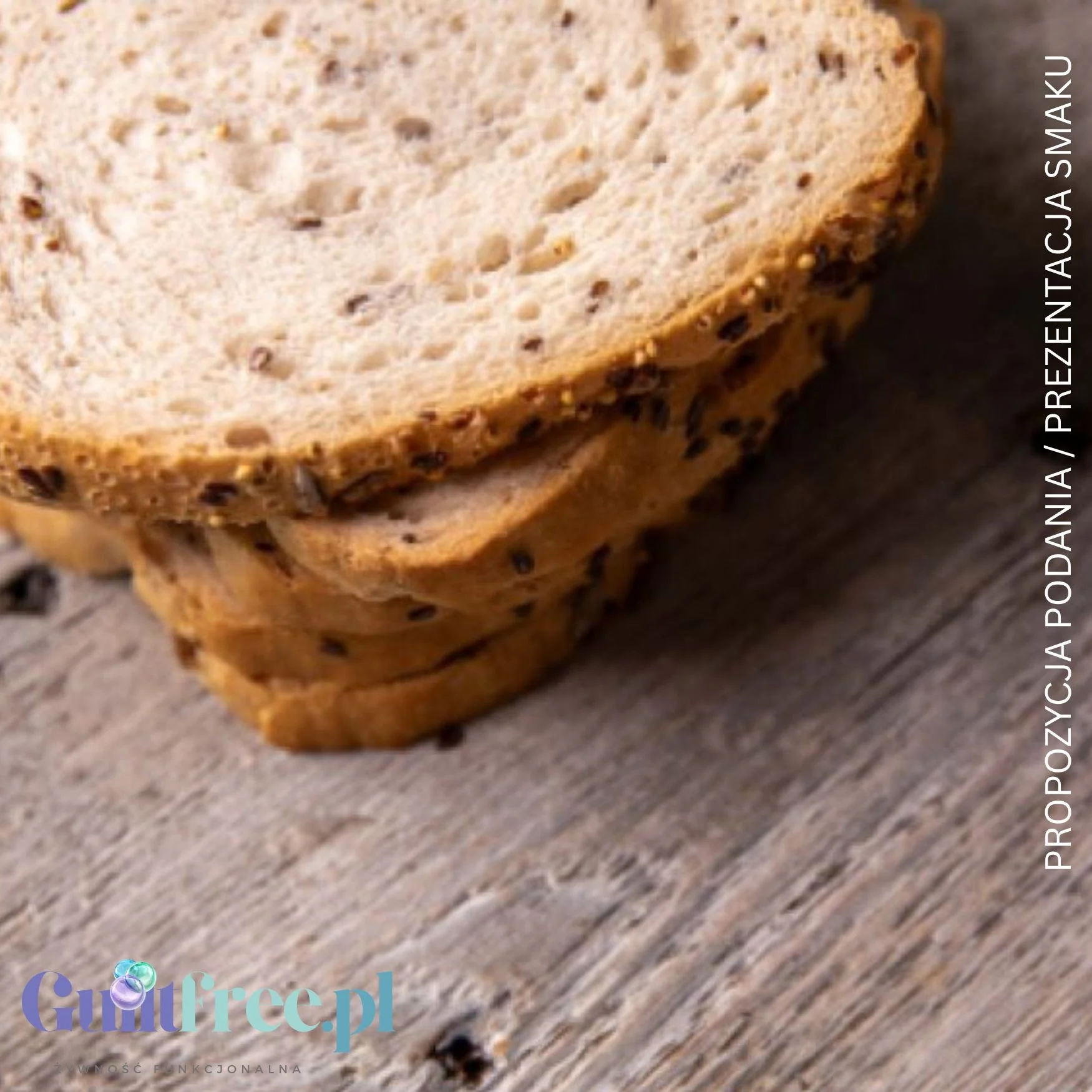 Carbonaut Low Carb Gluten Free Bread  Seeded - bezglutenowy KETO biały chleb 1g węglowodanów w kromce - Image 6