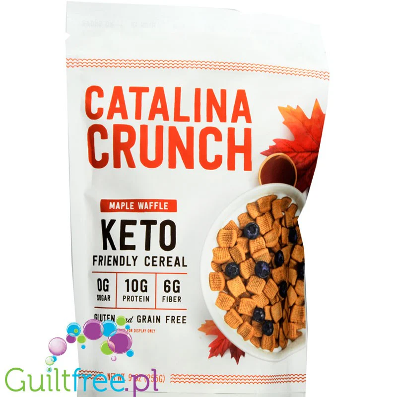 Catalina Crunch Keto Cereal, Maple Waffle - keto płatki śniadaniowe bez cukru