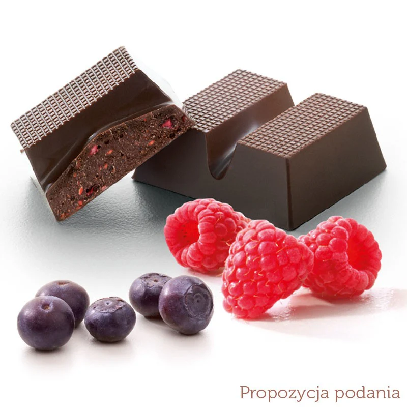 Cavalier Stevia Dark Chocolate Berries - ciemna czekoladka bez dodatku cukru z owocami leśnymi - Image 2