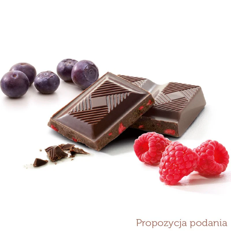 Cavalier Stevia Dark Chocolate Berries - czekolada deserowa bez dodatku cukru z owocami leśnymi - Image 2