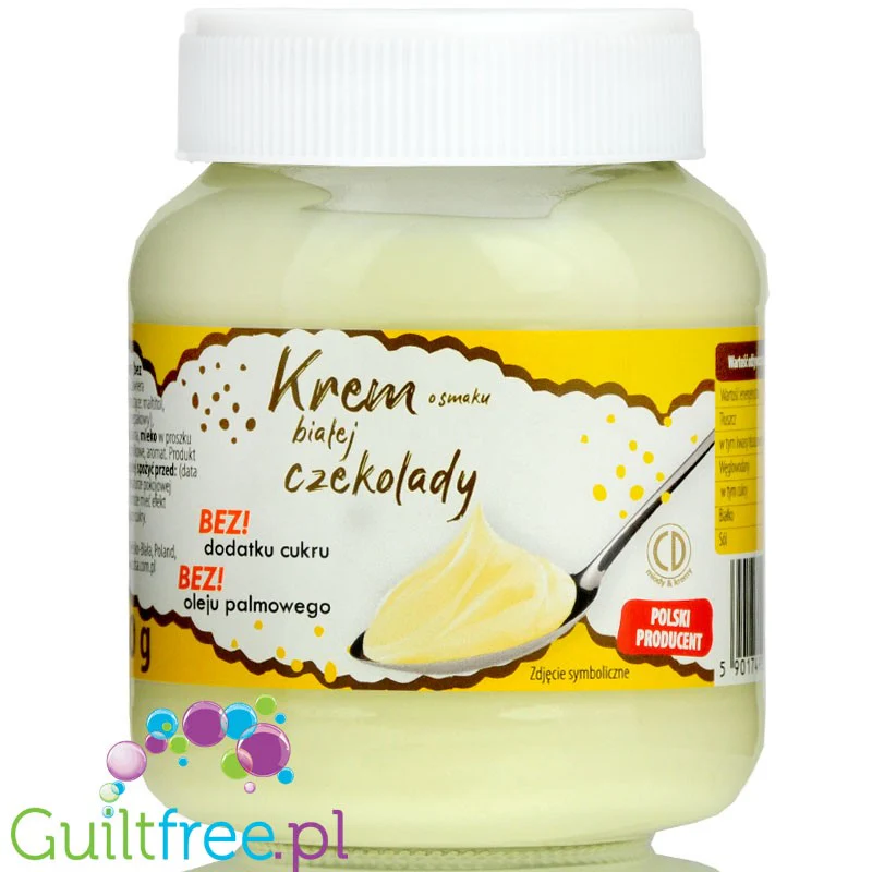 CD Krem o smaku białej czekolady bez dodatku cukru i oleju palmowego - Image 2