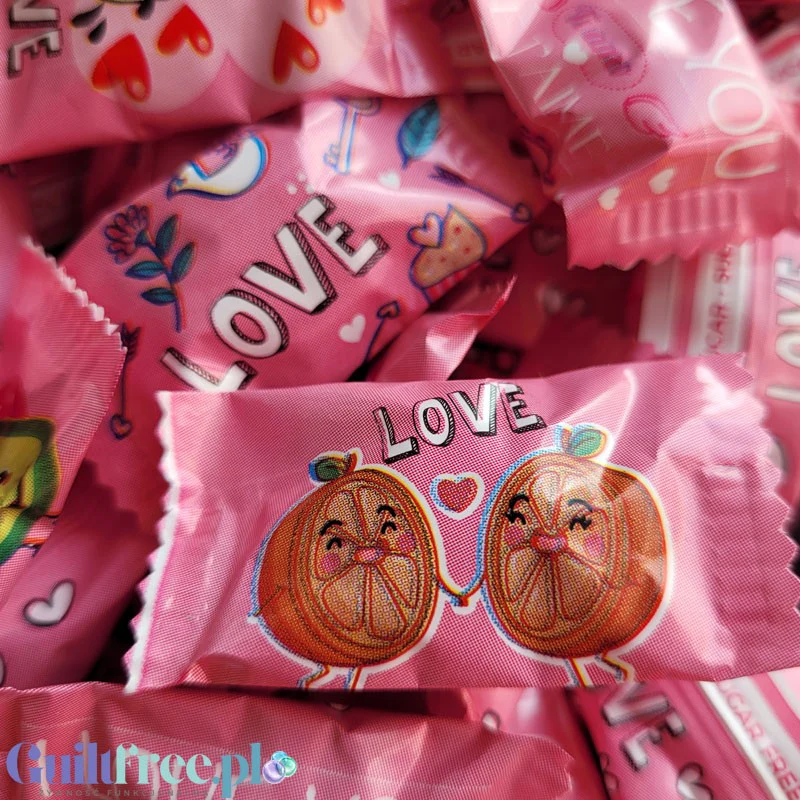 Cerdan Caramelos Cherry Candies - walentynkowe wiśniowe cukierki bez cukru na wagę - Image 4