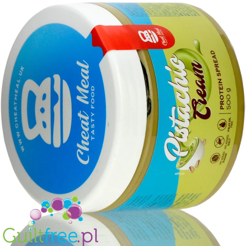 Cheat Meal Protein Spread Pistachio - pistacjowy krem wysokobiałkowy bez cukru - Image 2
