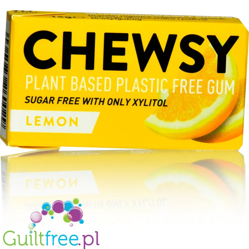 Chewsy Lemon, guma do żucia tylko z ksylitolem, Cytryna