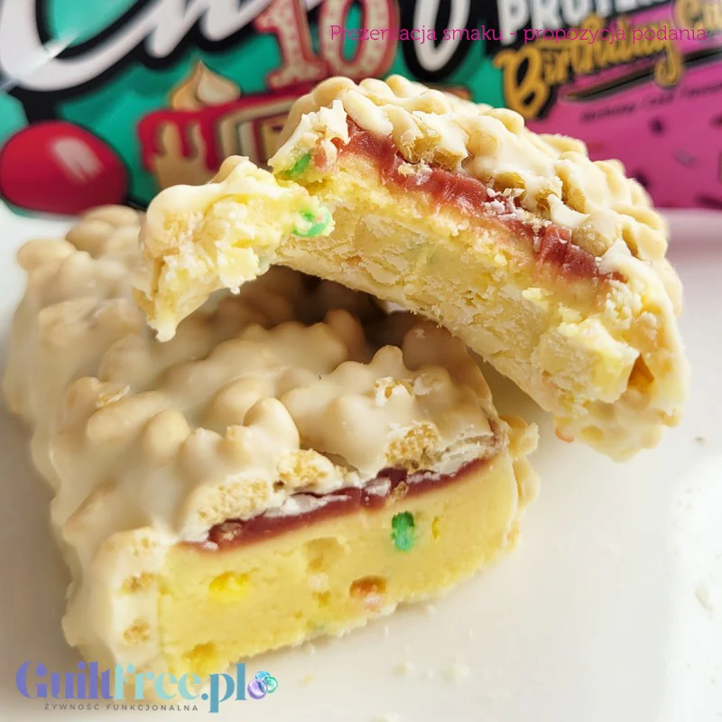 Chiefs Protein Bar Birthday Cake - baton proteinowy, Tort Urodzinowy, 20g białka & 200kcal - Image 2