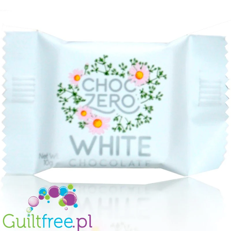 Choc Zero Chocolate Square, White Chocolate - keto biała czekoladka bez cukru z monk fruit