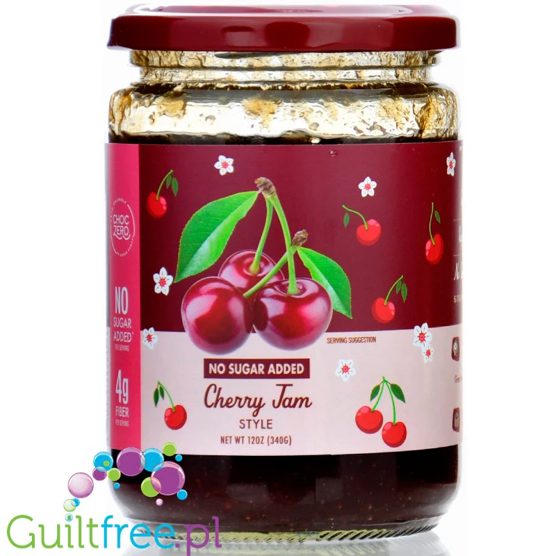 Choc Zero Keto Cherry Spread - keto dżem czereśniowy bez cukru ze skrobią oporną