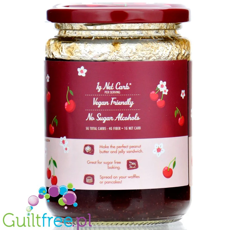 Choc Zero Keto Cherry Spread - keto dżem czereśniowy bez cukru ze skrobią oporną - Image 3