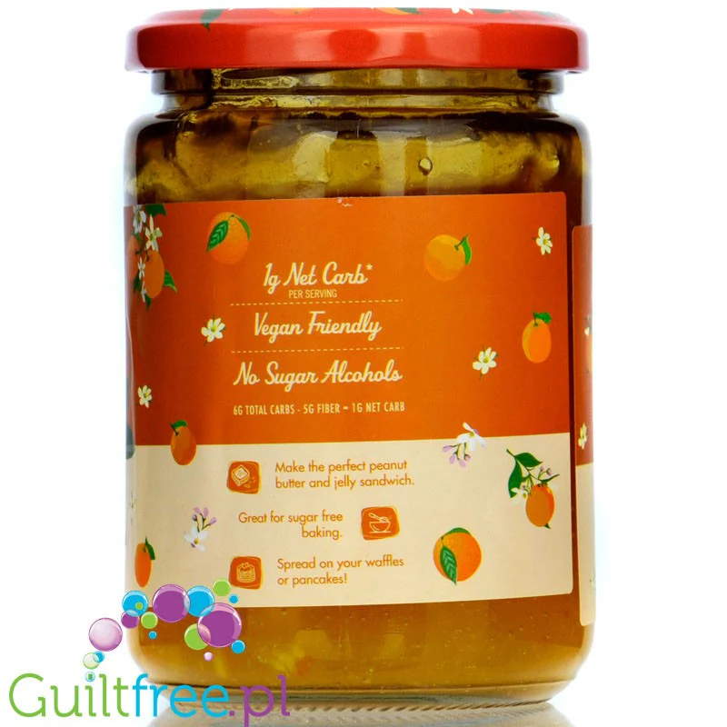 Choc Zero Orange Marmalade - marmolada pomarańczowa bez cukru ze skórką pomarańczową - Image 2