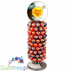 Chupa Chups Display 120 Lizaków Bez Cukru