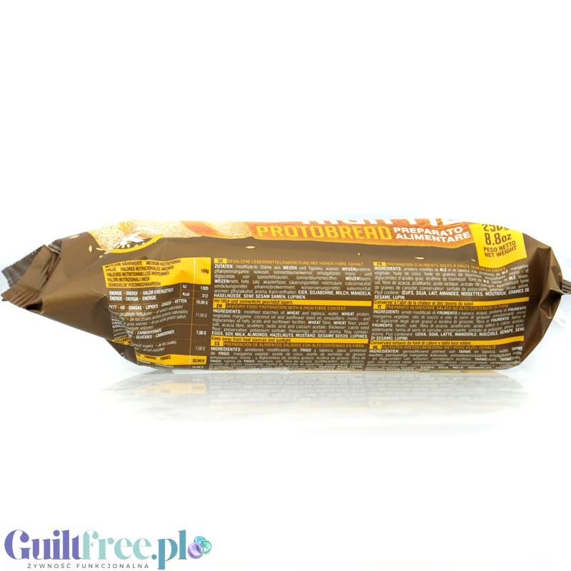Ciao Carb Stage2 ProtoBread - keto chleb proteinowy z ziarnami, 29g błonnika & 18g białka - Image 5