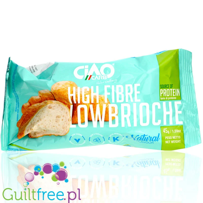 Ciao Carb LowBrioche Natural - keto croissant 5g węglowodanów & 10g błonnika