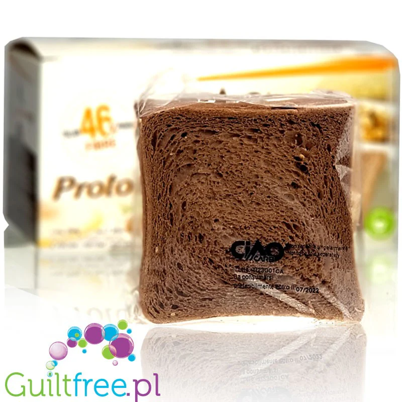 Ciao Carb ProtoToast Cocoa Stage2 - Czekoladowe tosty niskowęglowodanowe 1g węglowodanów / 56% błonnik - Image 3
