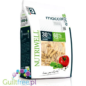 Ciao Carb Nutriwell, Penne - makaron niskowęglowodanowy z psyllium  229kcal / 30g białka Pióra