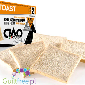 Ciao Carb, Tosty niskowęglowodanowe 20kcal/kromka, 56% błonnika - Image 3