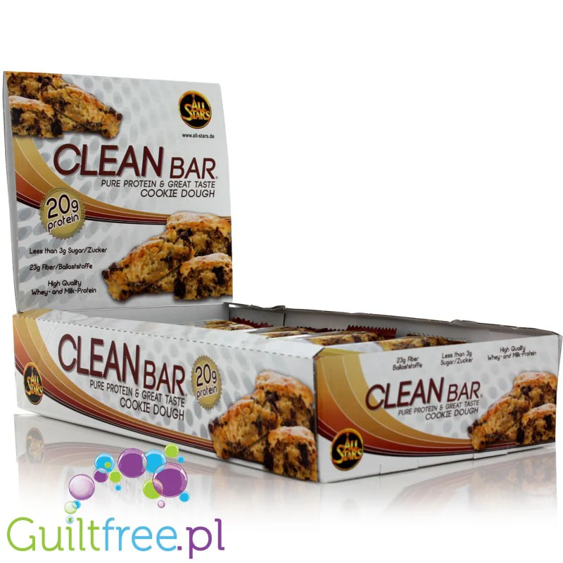 Clean Bar Cookie Dough baton 20g białka & 23g błonnika - Image 3