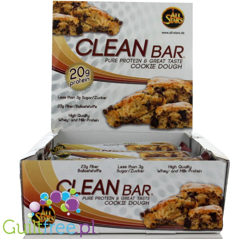 Clean Bar Cookie Dough baton 20g białka & 23g błonnika - Image 4