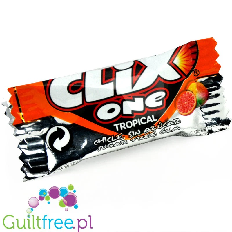 Clix One Tropical guma do żucia bez cukru