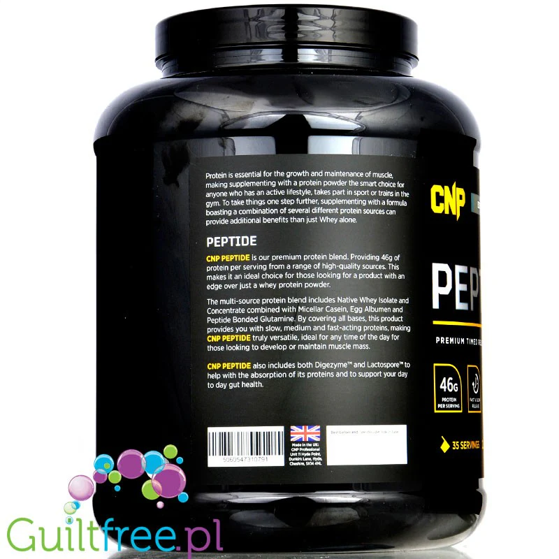 CNP Pro Peptide Birthday Cake 2,27kg - super gęsta, przepyszna odżywka białkowa 5 frakcji białka z Digezyme - Image 2