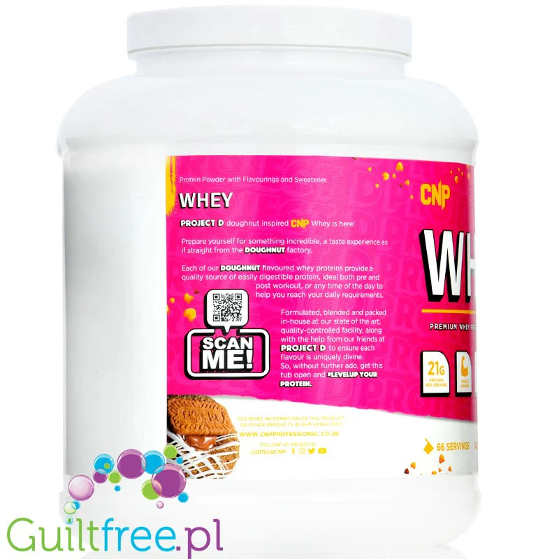 CNP Professional Whey BiscuitOne 2kg - WPC, WPI & MPC, odżywka 3 frakcje białka, przepyszny smak! - Image 3