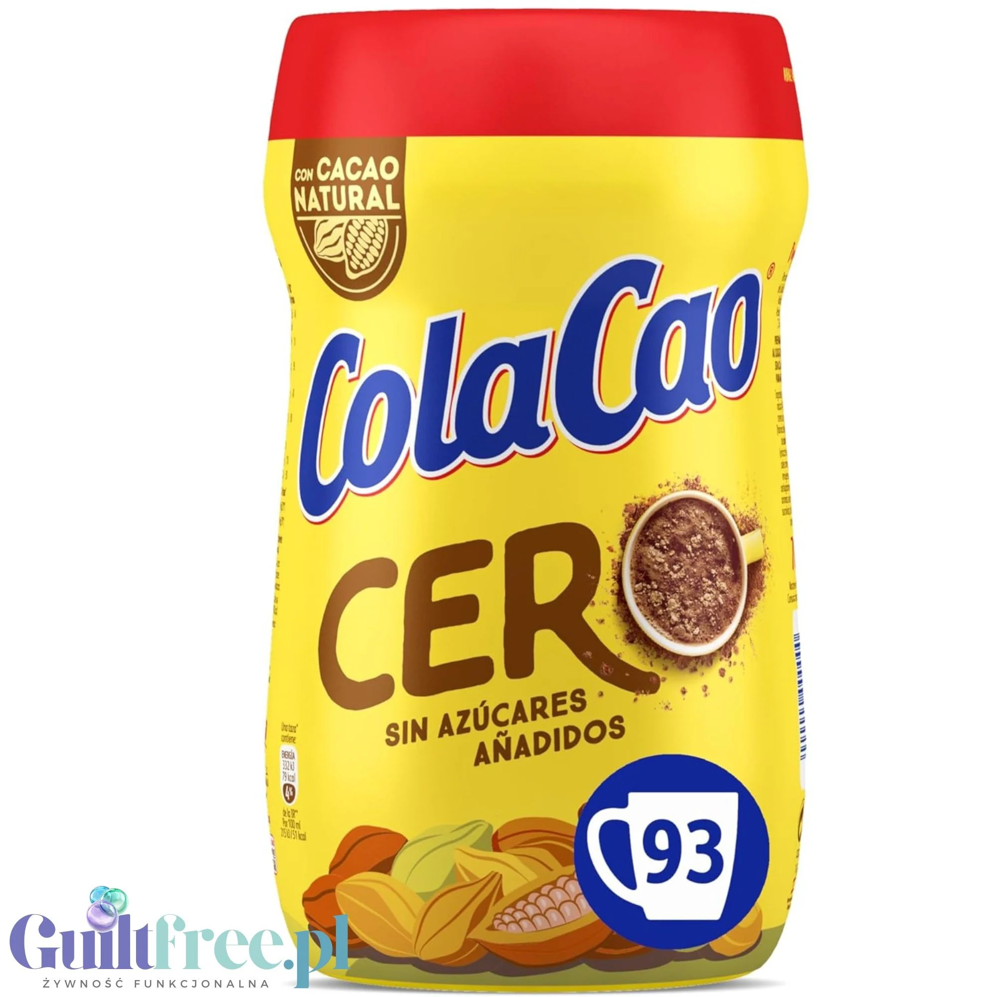 ColaCao 0% Cero 0,7KG - napój kakaowy bez dodatku cukru