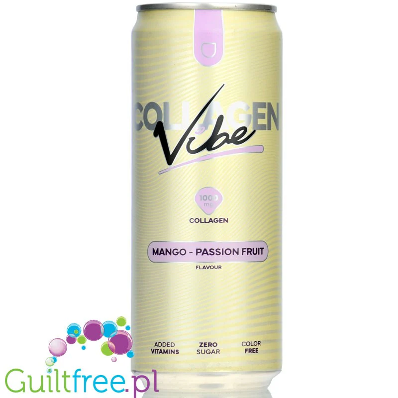 Collagen Vibe Mango & Passionfriut - napój  z kolagenem i witaminami B, zero kcal, Mango & Marakuja