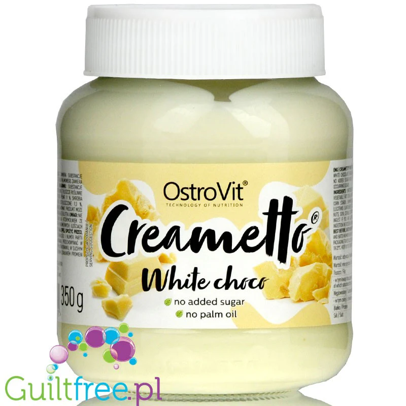Creametto White - krem biała czekolada bez dodatku cukru