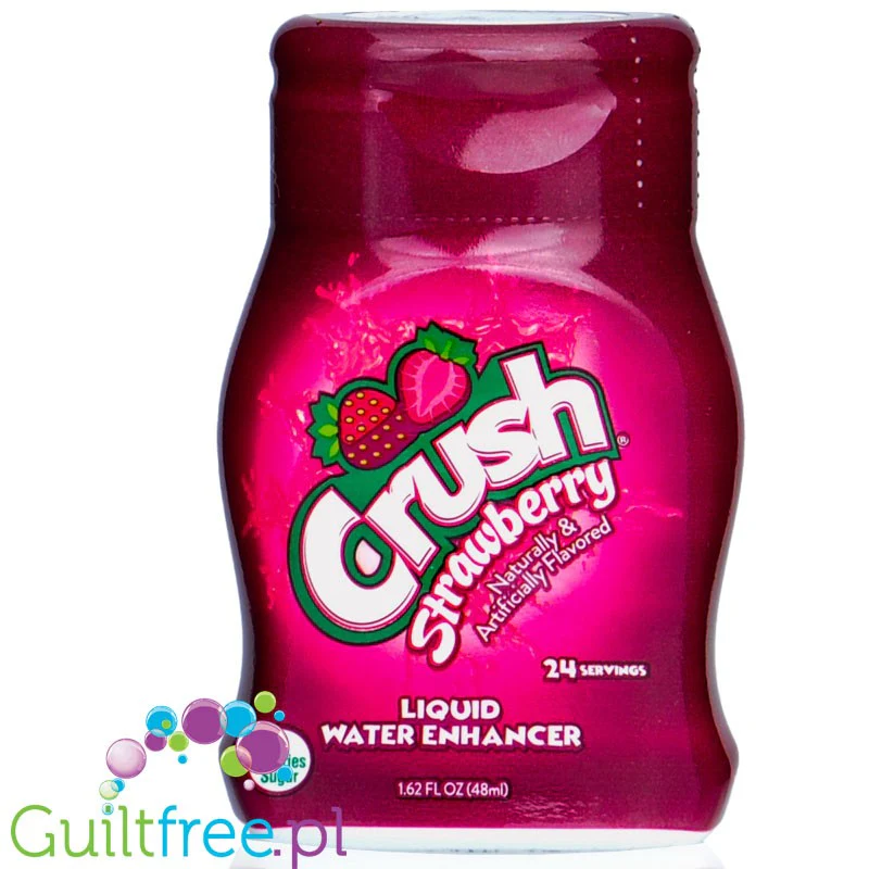 Crush Liquid Water Enhancer Strawberry - koncentrat  bez cukru i kcal do syfonu soda stream