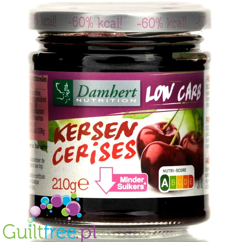 Damhert Low Carb wiśniowy dżem bez dodatku cukru