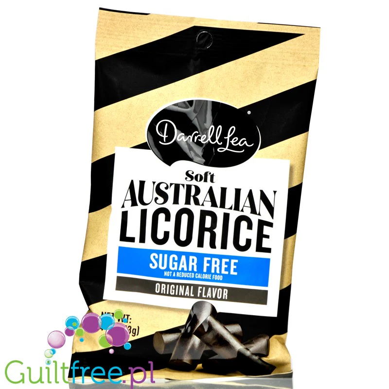 Darrell Lea Soft Liquorice miękka lukrecja do żucia bez cukru